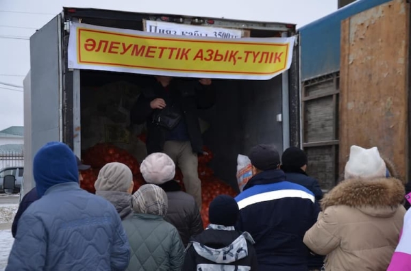 В Шиелийском районе прошла ярмарка социально-значимых продовольственных товаров