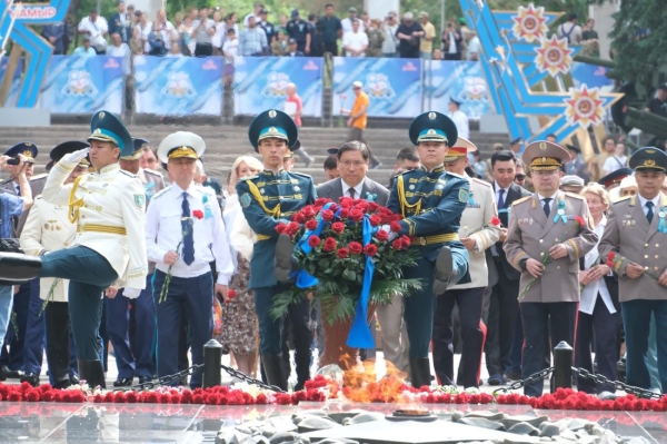 Как в Алматы отпраздновали 80-ю годовщину Победы в Великой Отечественной войне